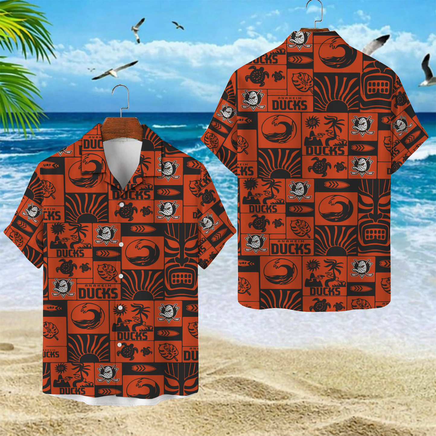 ANA x NHL Hawaiian Shirt 2004 DatND DVT