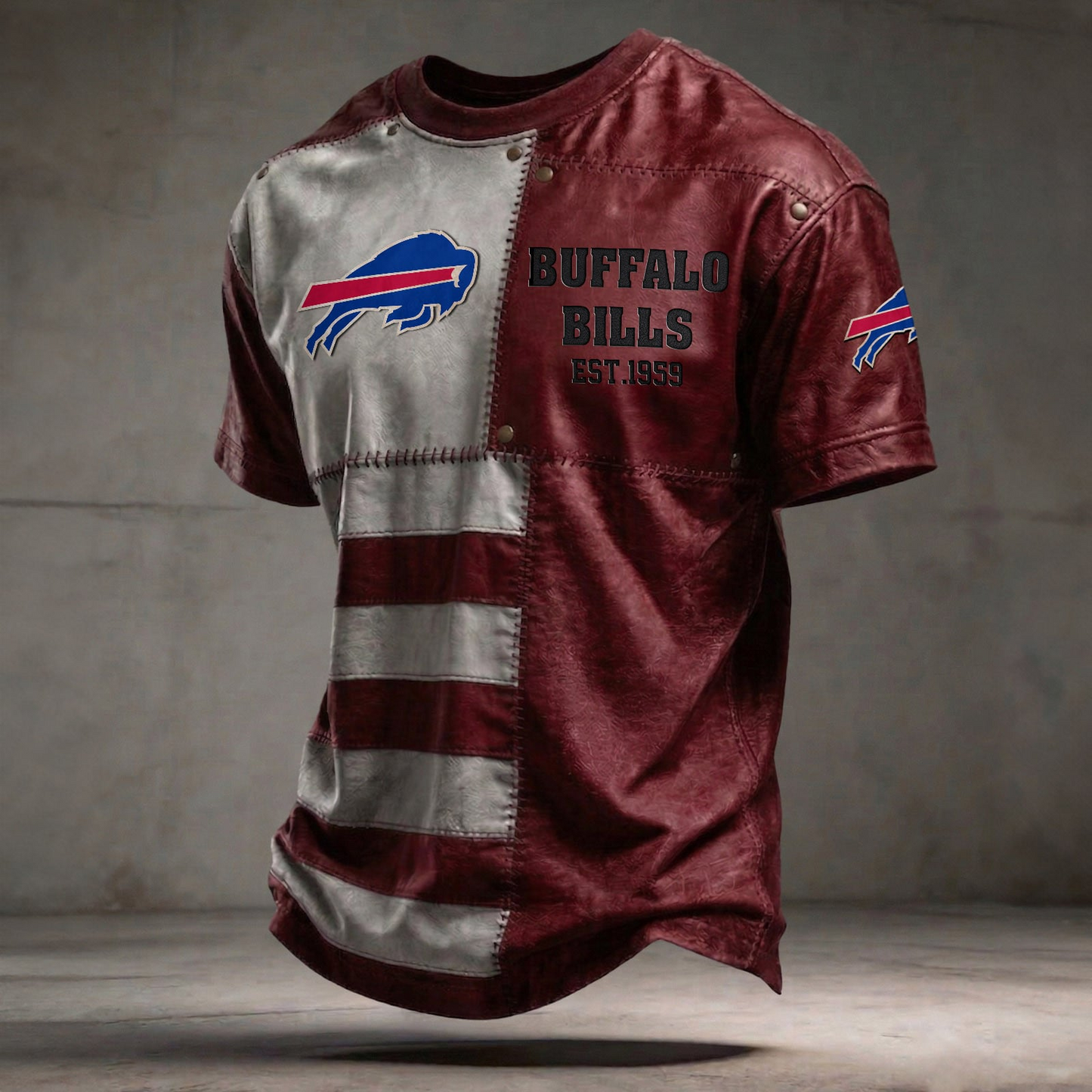 BUF x NFL T-Shirt 0404 DatND DVT Red