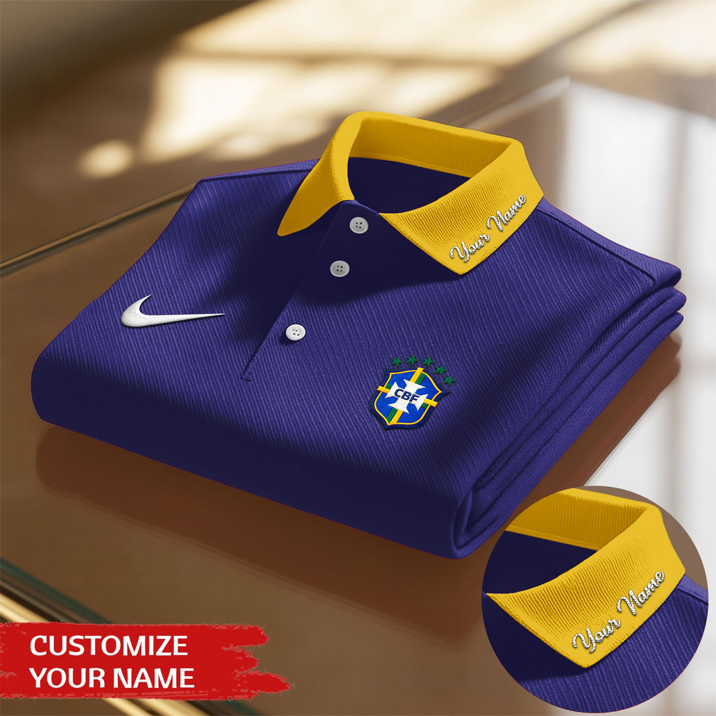 Brazil Premium WC26 Polo Shirt 0805 DatND DVT