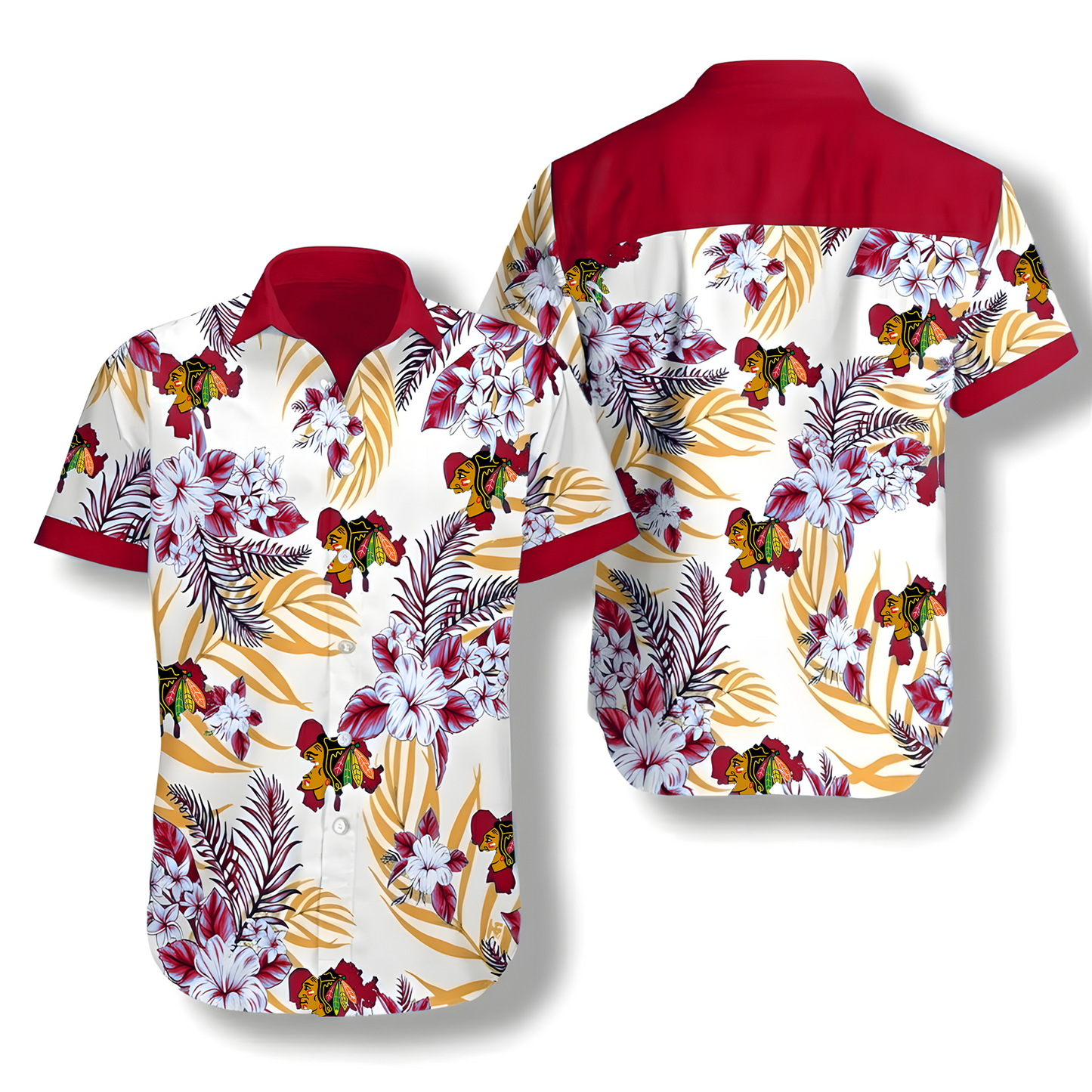 CHI x NHL Hawaiian Shirt DATND TANTD 130426
