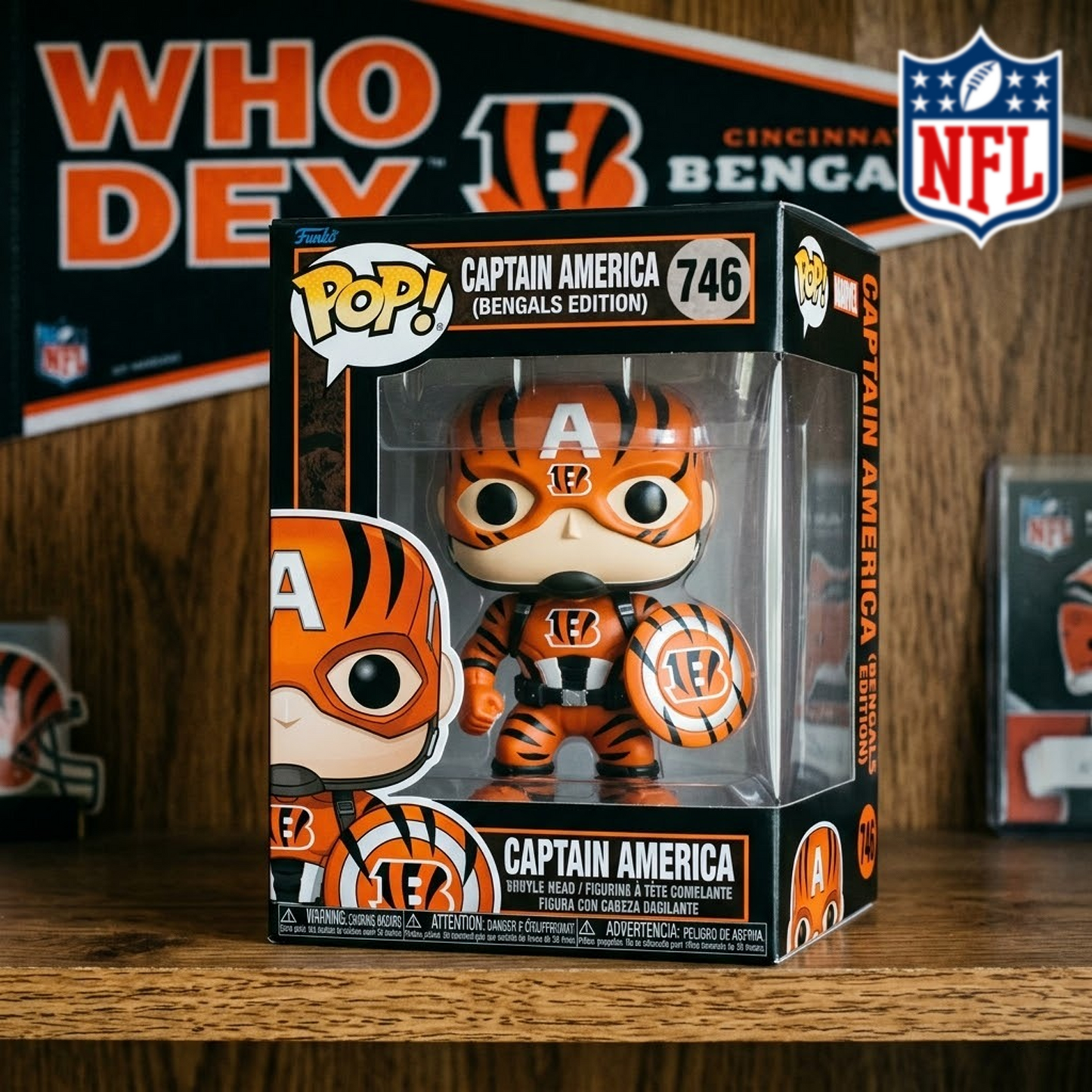 CIN x NFL CAPTAIN AMERICA FUNKOS DATND TANTD 010426