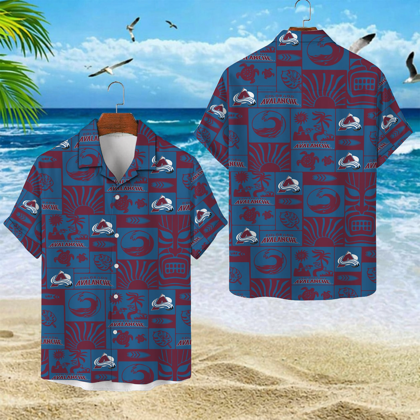 COL x NHL Hawaiian Shirt 2004 DatND DVT