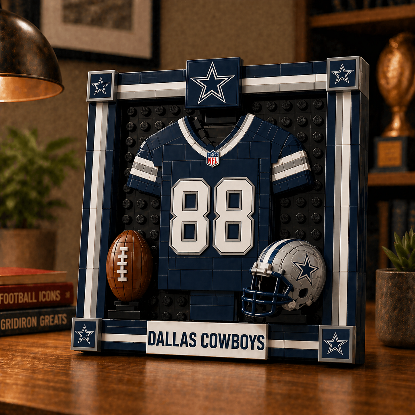 DAL x NFL Framed Jersey Building Set 2304 DatND DVT