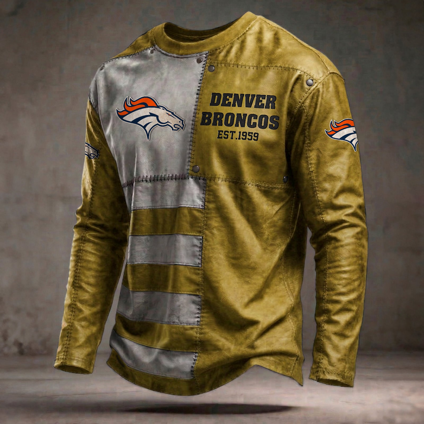 DEN x NFL Long Sleeved Shirt 2304 DatND DVT Army