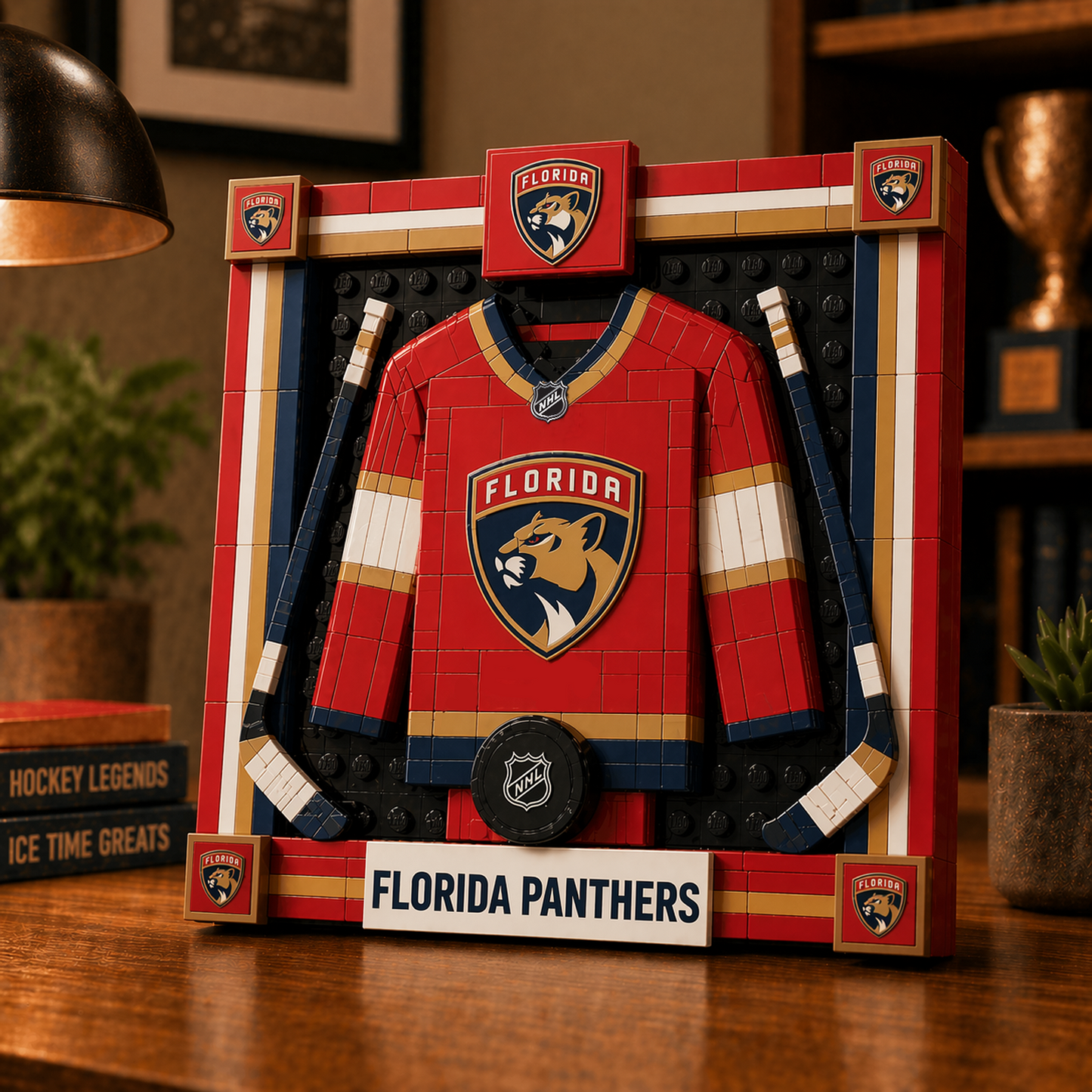 FLA x NHL Framed Jersey Building Set 2404 DatND DVT