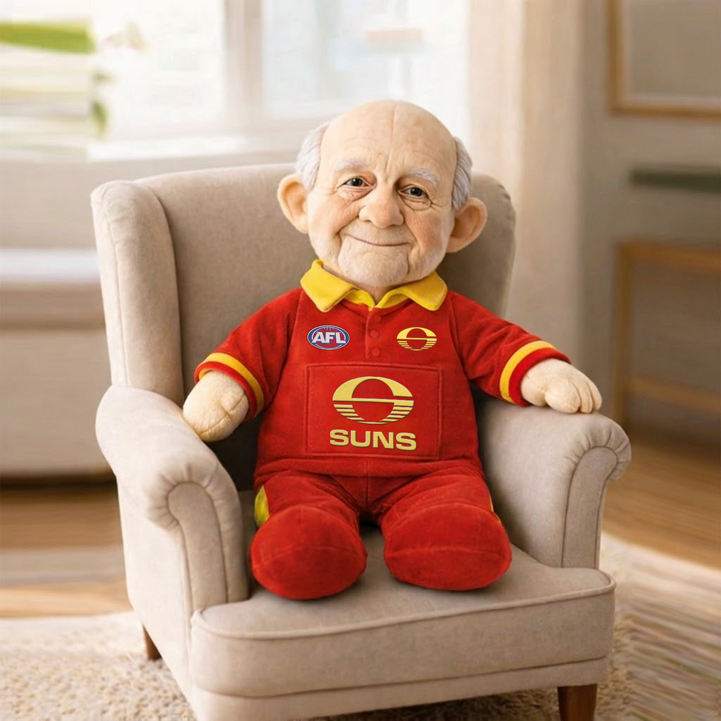 GCS x AFL Grandpa Plush Mascot 0704 DatND DVT