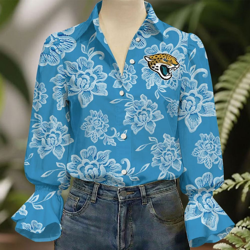 JAC x NFL 3D Collared Lace Long Sleeved Shirt 2004 DatND DVT