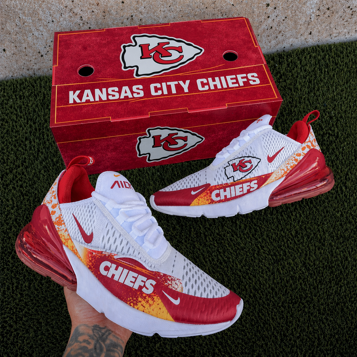KC x NFL Nike Air Max 270 Shoes 2104 DatND DVT
