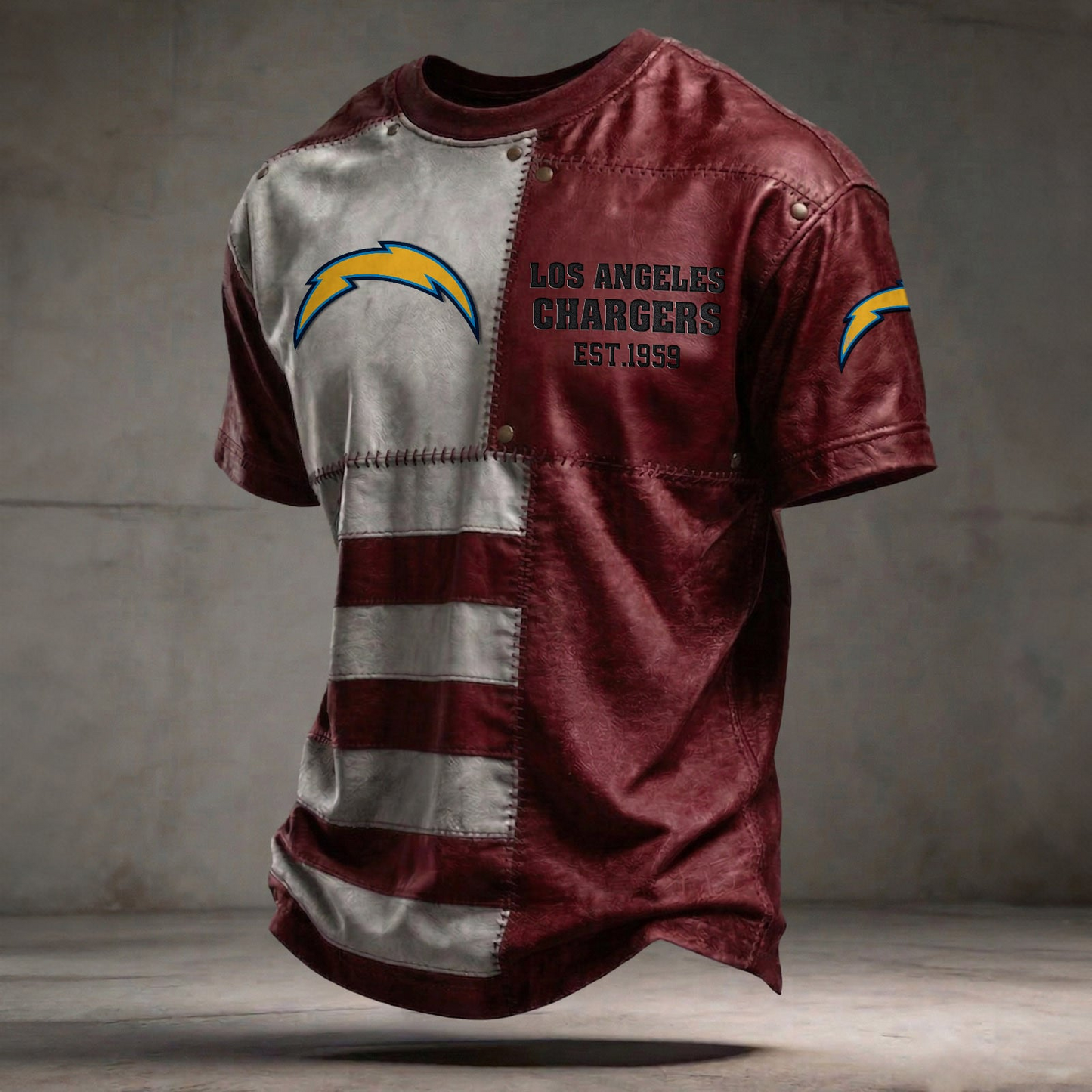 LAC x NFL T-Shirt 0404 DatND DVT Red