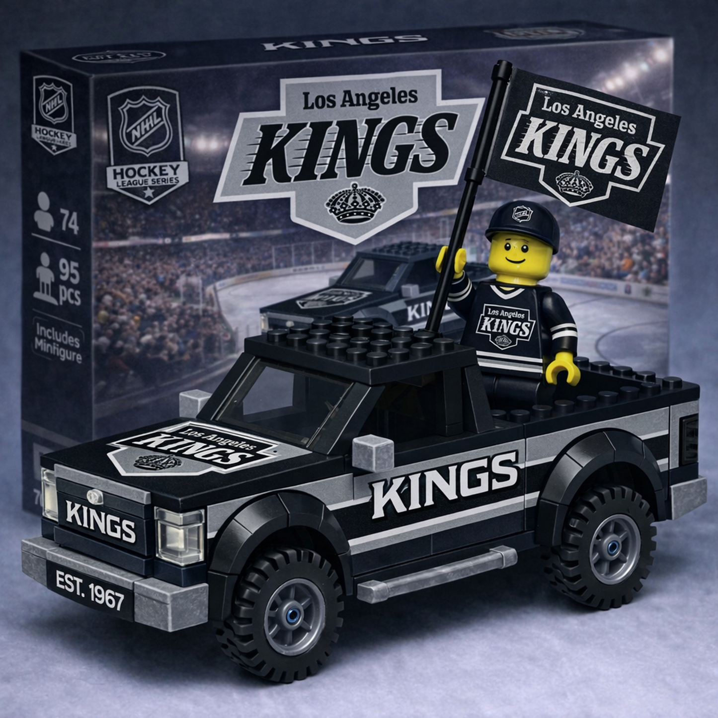 LAK x NHL Building Blocks Truck Toy Set V1 DatND DVT
