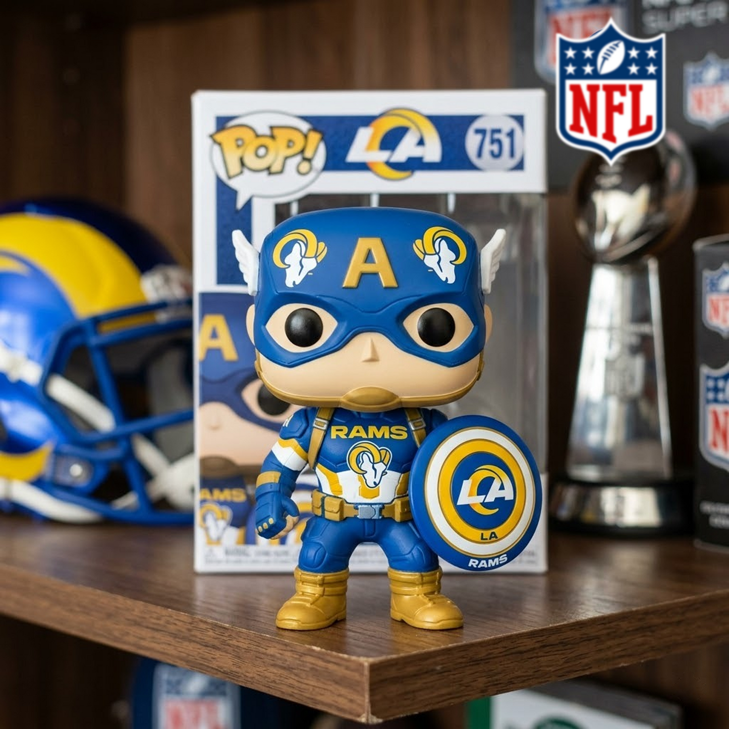LAR x NFL CAPTAIN AMERICA FUNKOS DATND TANTD 010426