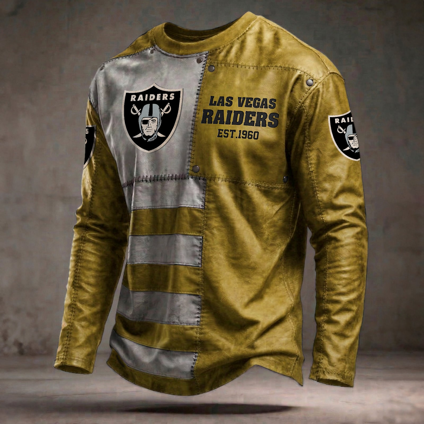 LV x NFL Long Sleeved Shirt 2304 DatND DVT Army