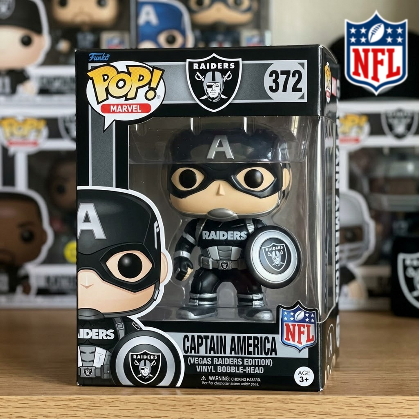 LVR x NFL CAPTAIN AMERICA FUNKOS DATND TANTD 010426