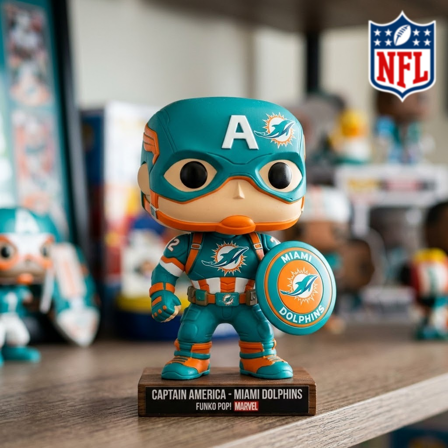 MIA x NFL CAPTAIN AMERICA FUNKOS DATND TANTD 010426