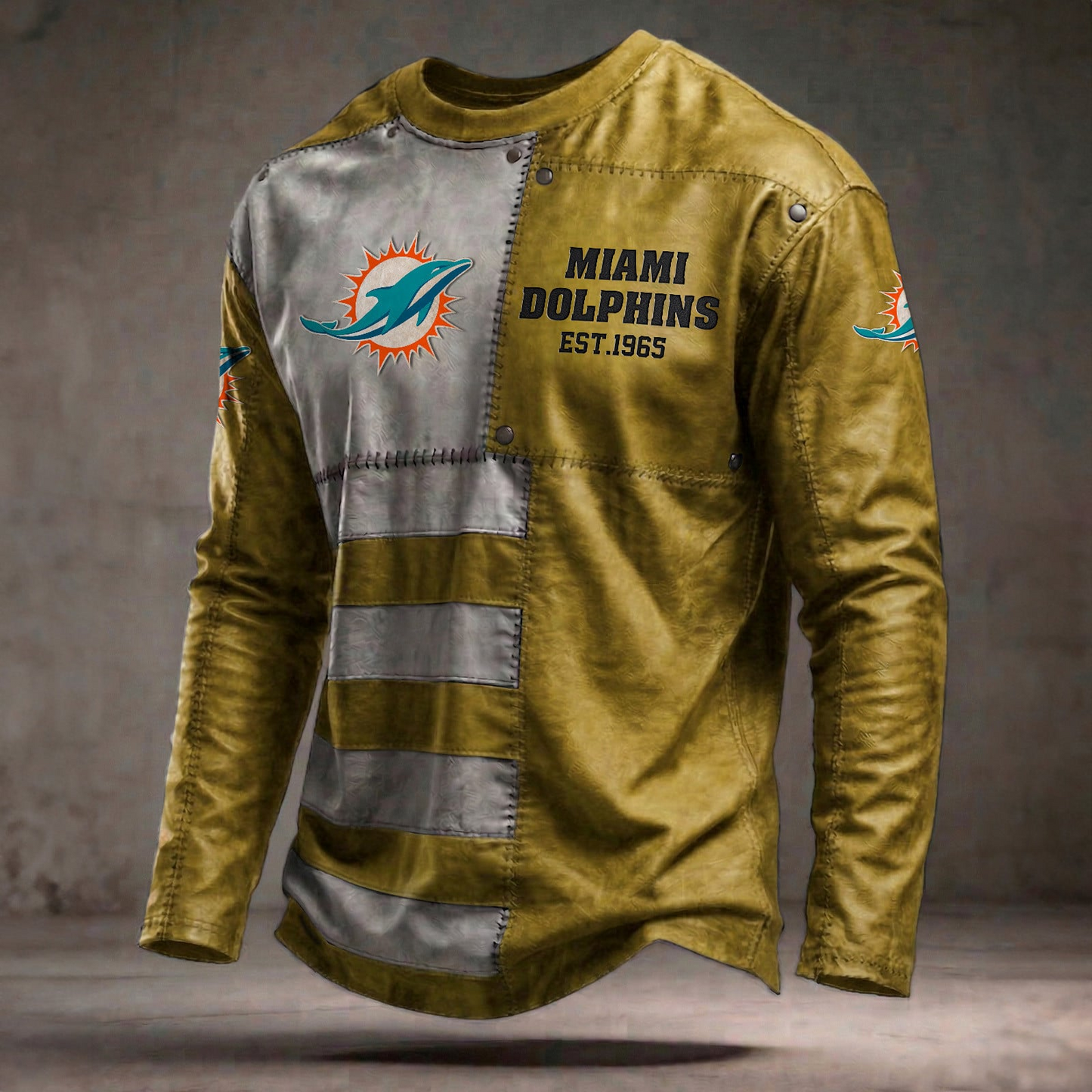 MIA x NFL Long Sleeved Shirt 2304 DatND DVT Army