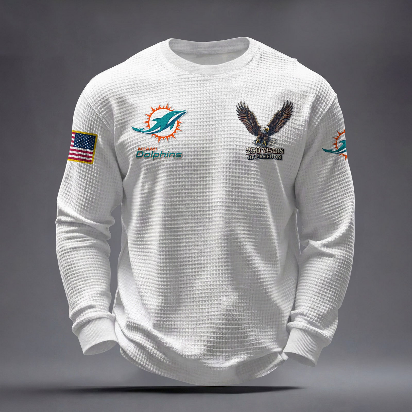 MIA x NFL Waffle Sweatshirt DatND DVT