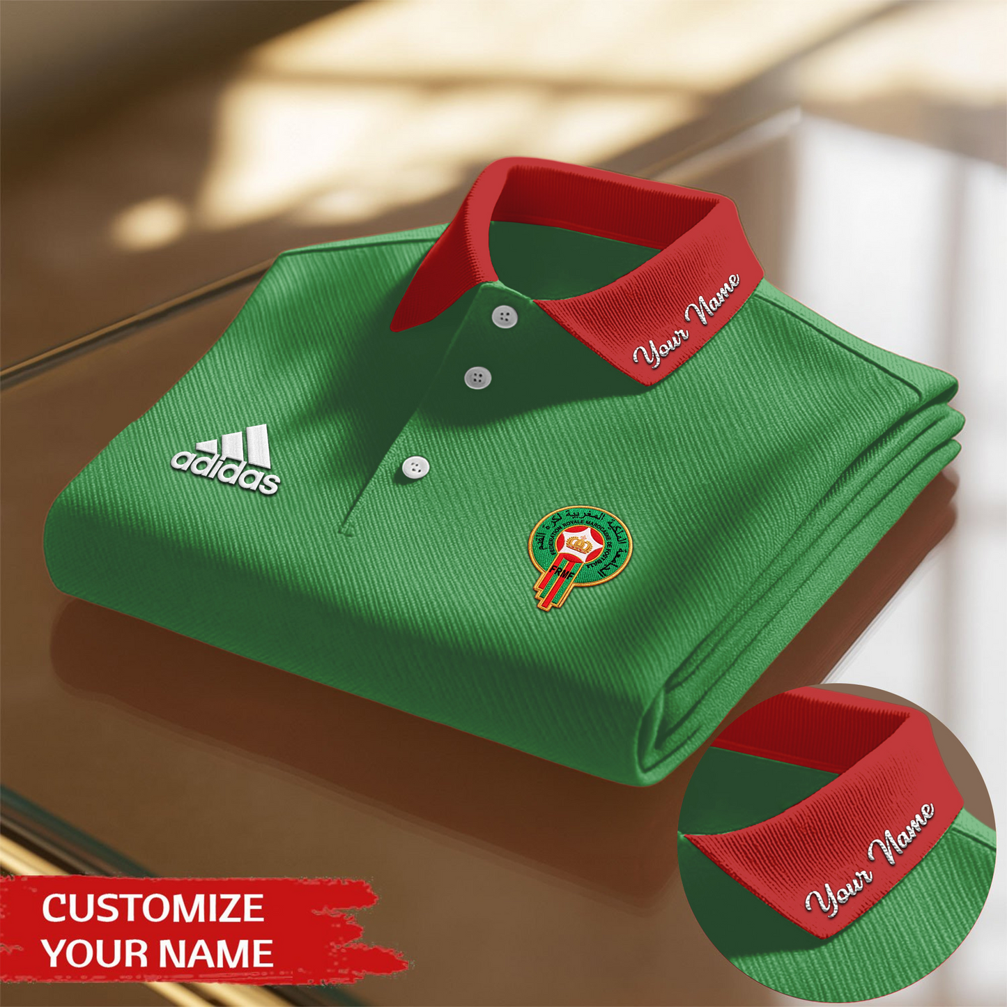 Morocco Premium WC26 Polo Shirt 0805 DatND DVT