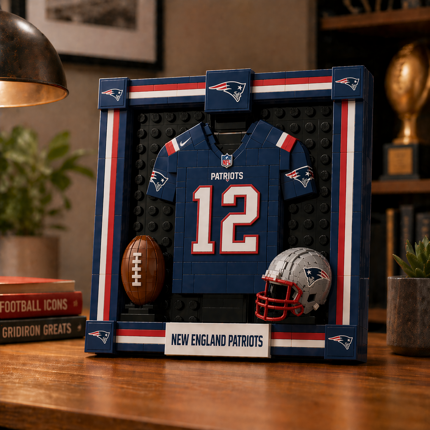 NE x NFL Framed Jersey Building Set 2304 DatND DVT
