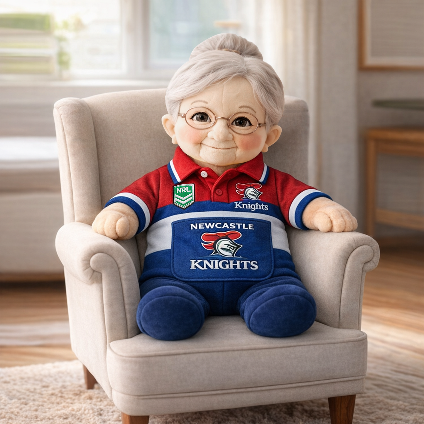 NEW x NRL Grandma Plush Mascot 2003 DatND DVT
