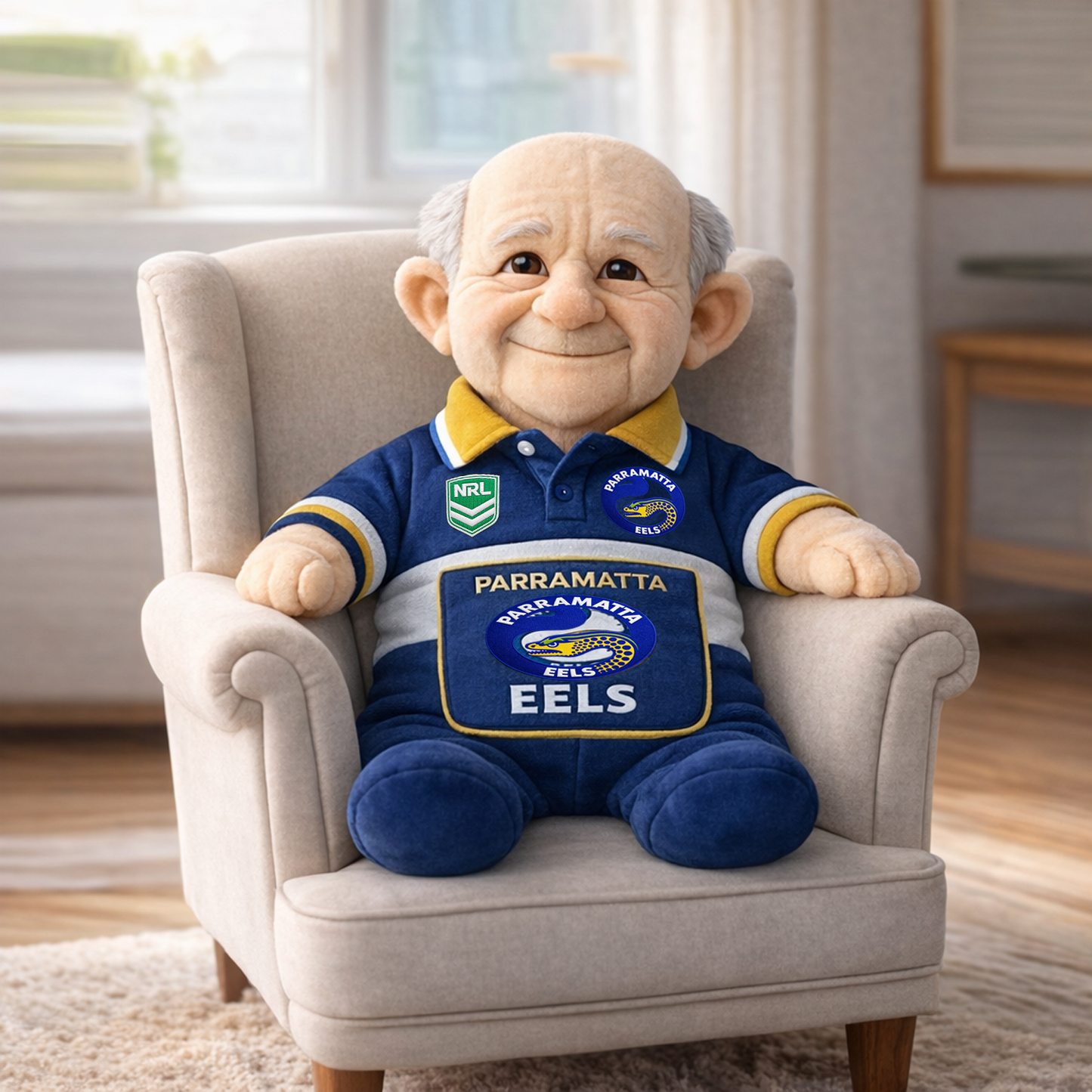 PAR x NRL Grandpa Plush Mascot DatND DVT