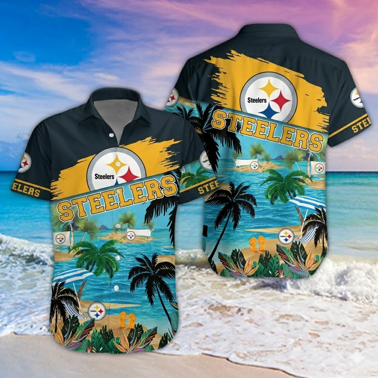 PIT x NFL Hawaii Shirt DATND TANTD 210426