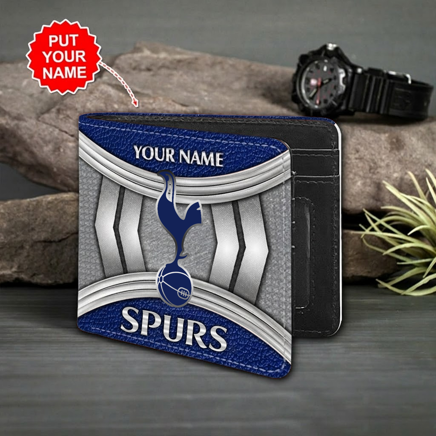 Personalized TOT x EPL Custom name Leather Wallet DATND TANTD