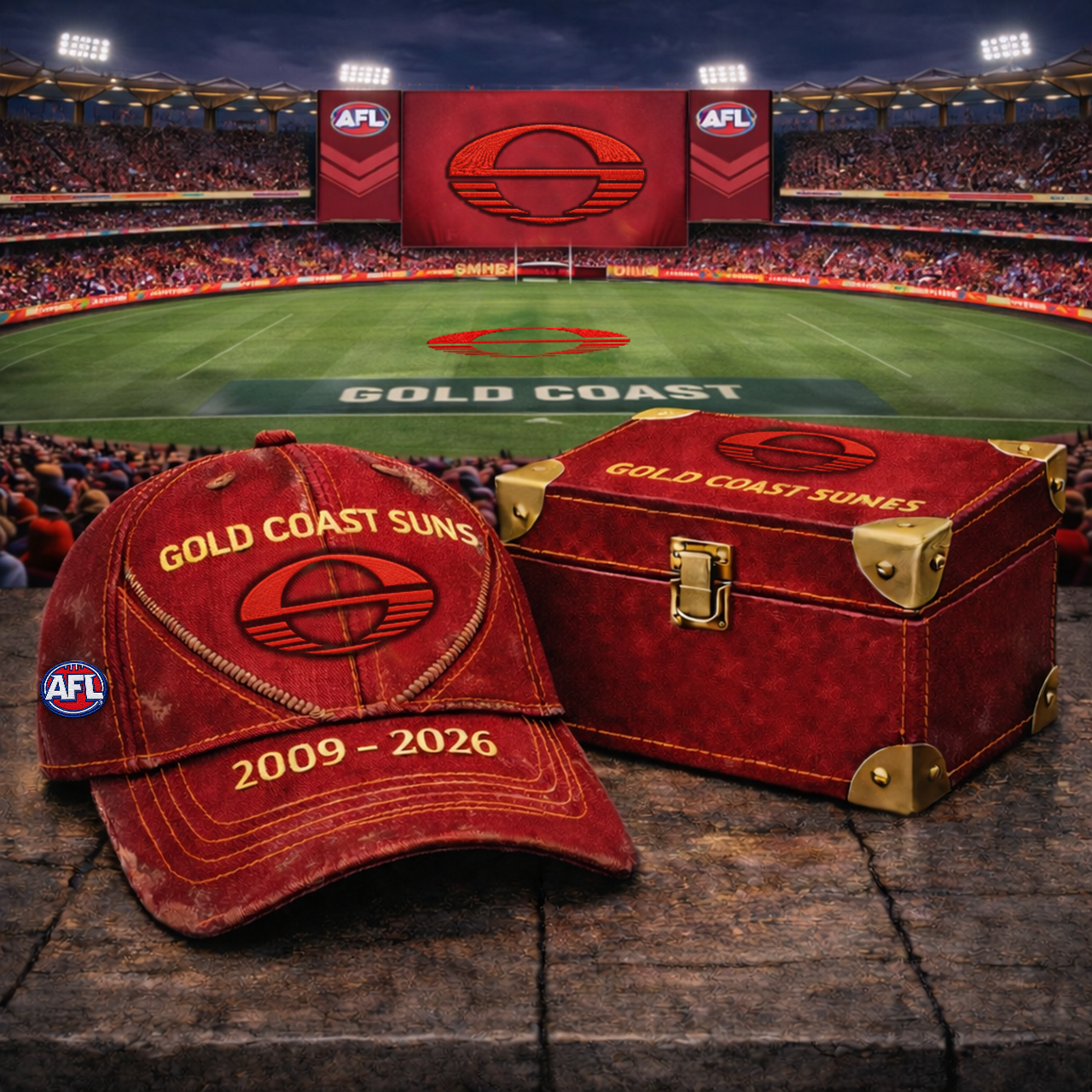 Premium AFL GCS Vintage Zipper Heritage Anniversary Cap V10 NMD 070326 TTV