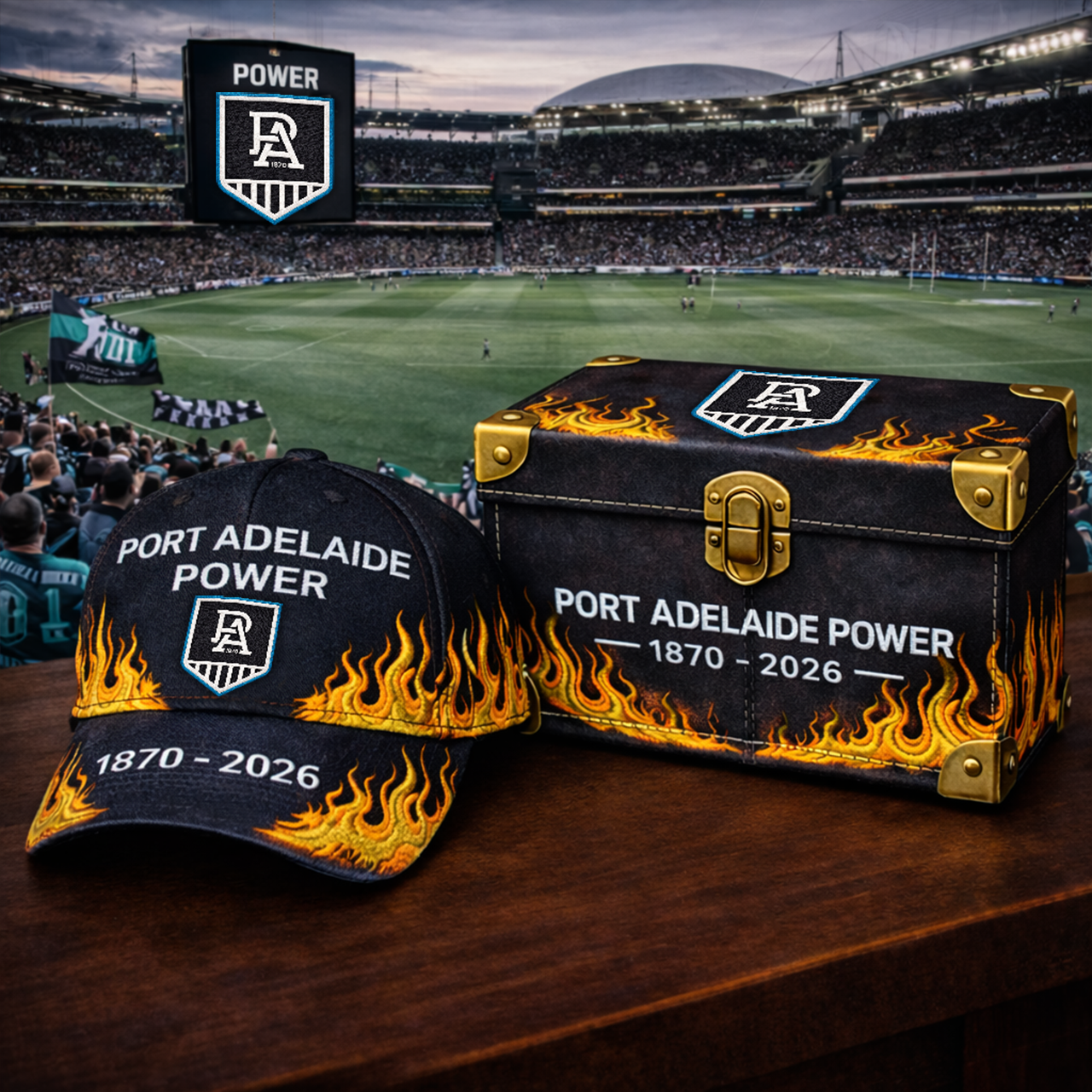 Premium AFL PAP Classic Flame Tribute Cap V17 NMD 310326 TTV