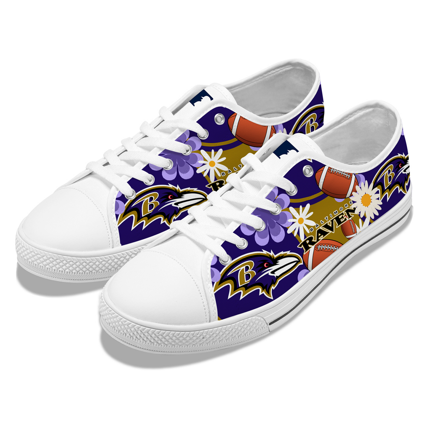 Premium BAL x NFL Canvas Sneaker DATND TANTD