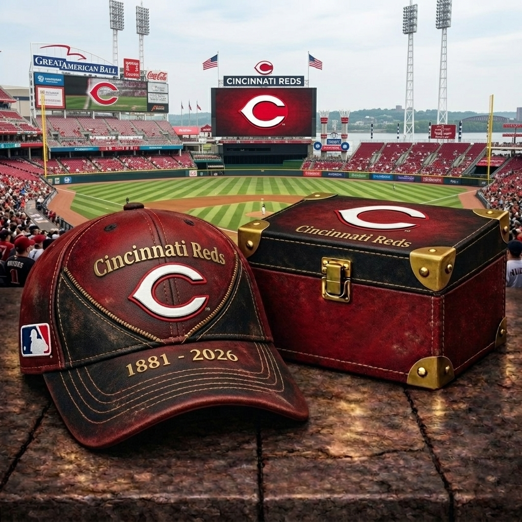 Premium MLB CIN Vintage Zipper Heritage Anniversary Cap V10 NMD CTKT