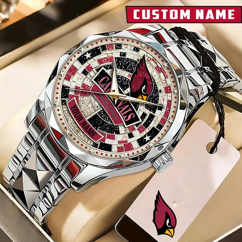 Premium NFL ARI Luxury Stainless Steel Watch V1 NMD 080526 TTV