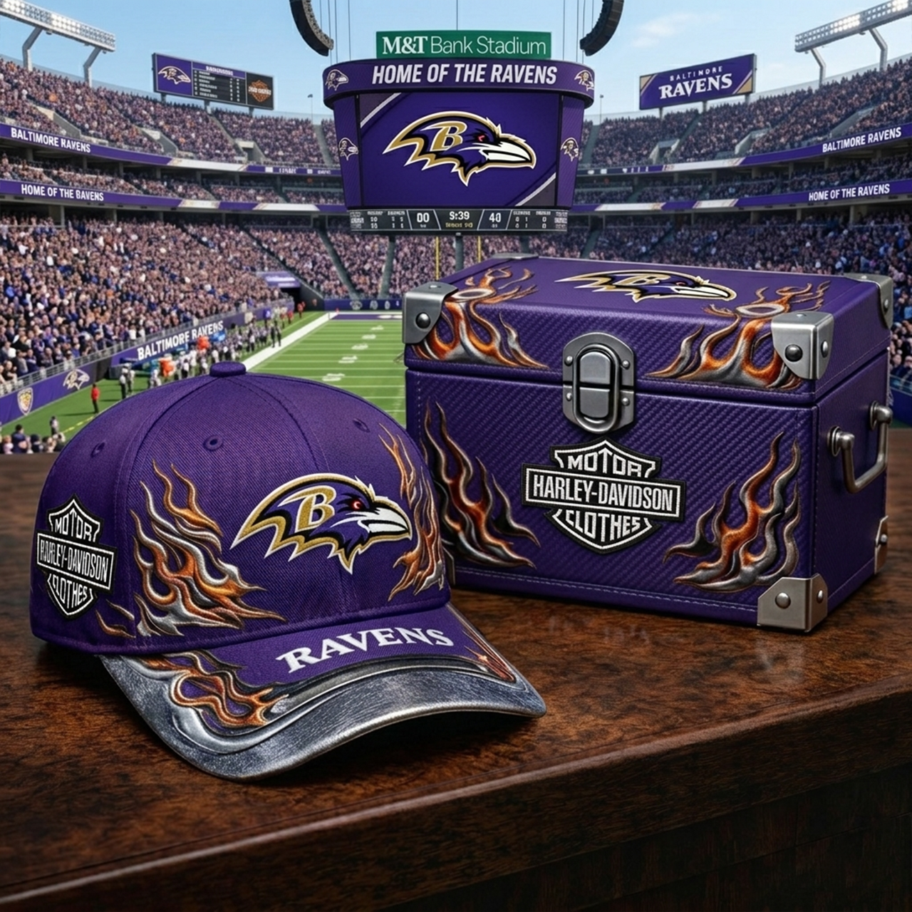 Premium NFL BAL x Harley Davidson Cap V24 NMD 080426 TTV