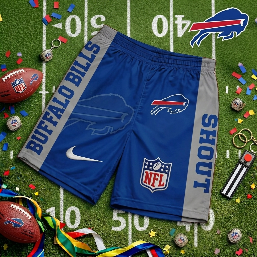 Premium NFL BUF Game Day Personalized Short Pants V1 NMD 220426 TTV