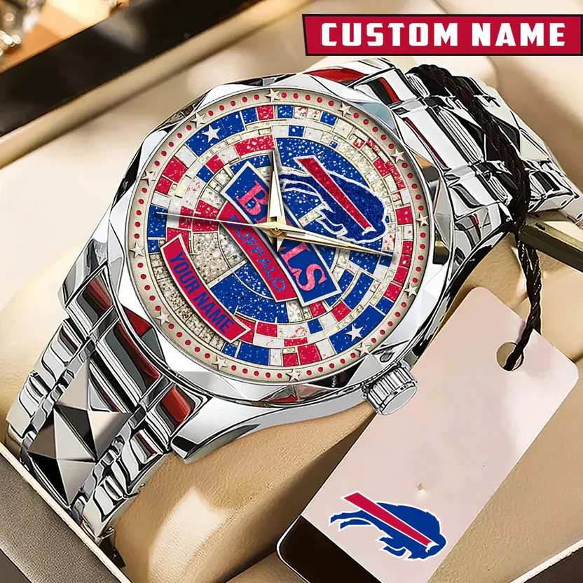 Premium NFL BUF Luxury Stainless Steel Watch V1 NMD 080526 TTV