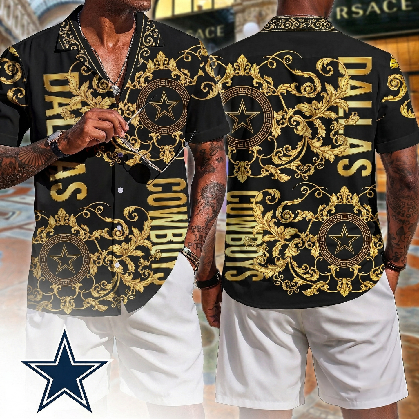 Premium NFL DAL Luxury Hawaiin Shirt V1 NMD 090426 TTV