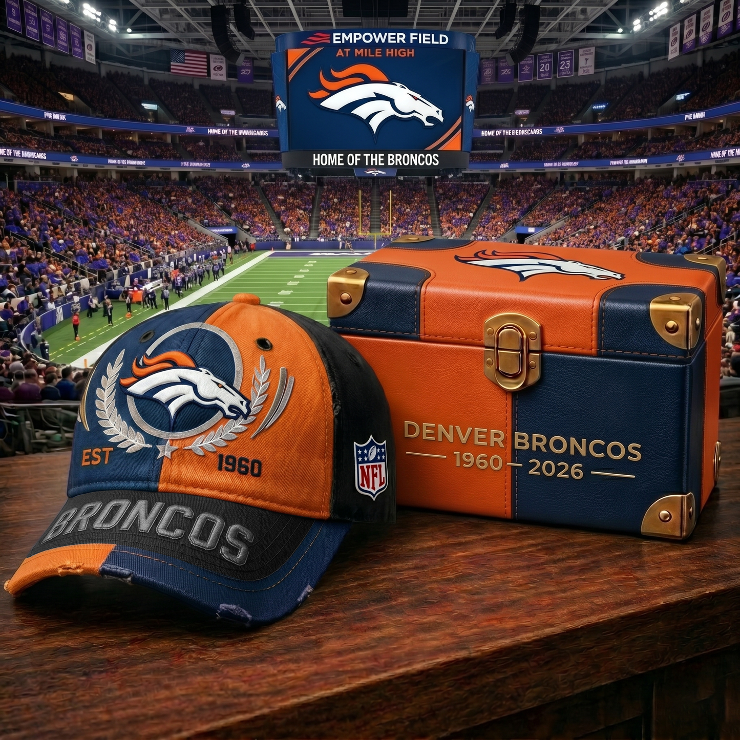 Premium NFL DB Heritage Crest Cap V30 NMD CTKT
