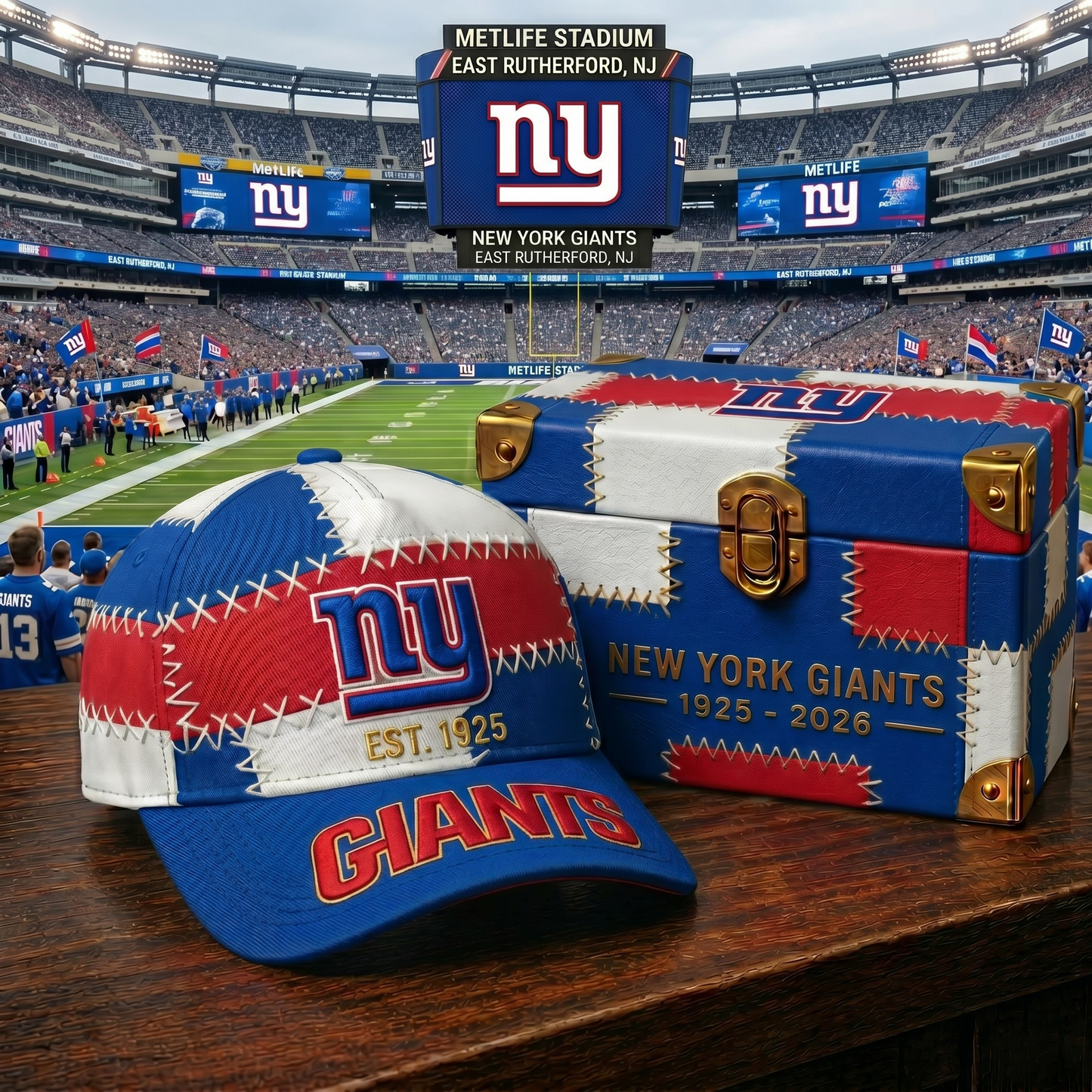Premium NFL NY Patchwork Snapback Cap V33 NMD 270426 TTV