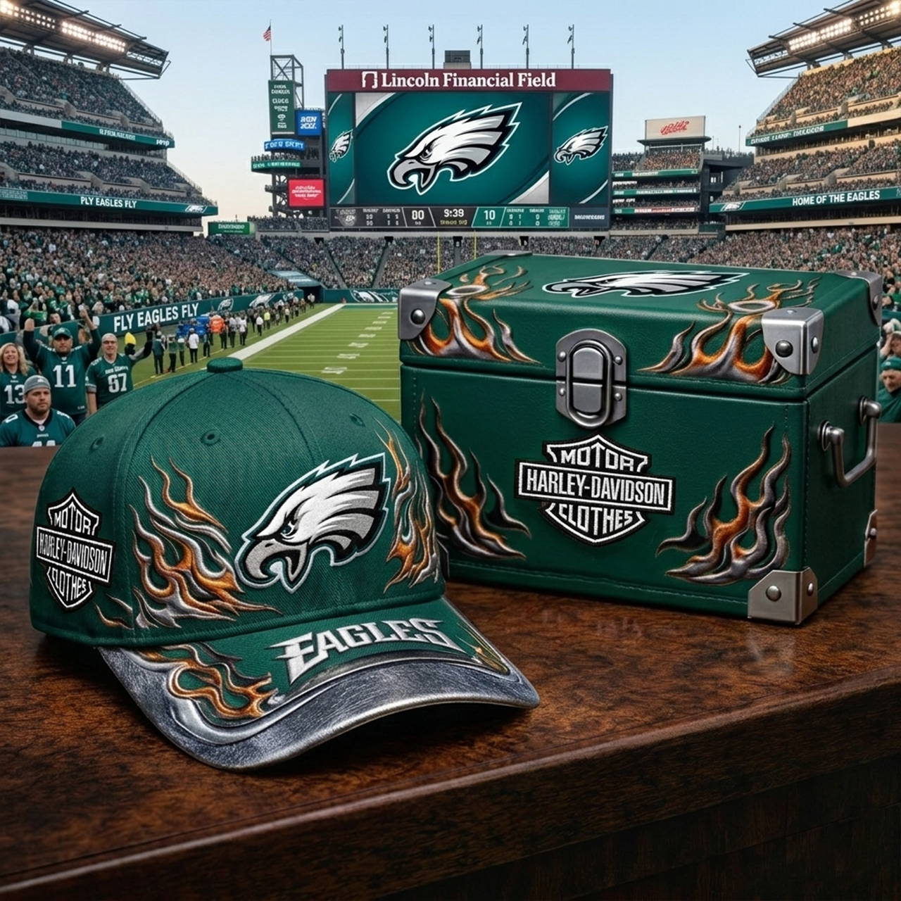 Premium NFL PHI x Harley Davidson Cap V24 NMD 080426 TTV