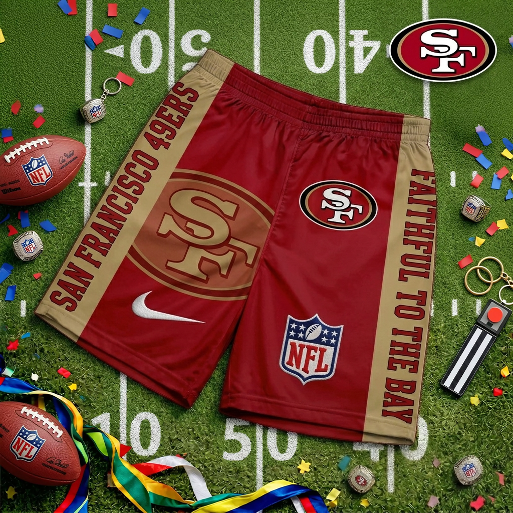 Premium NFL SF Game Day Personalized Short Pants V1 NMD 220426 TTV