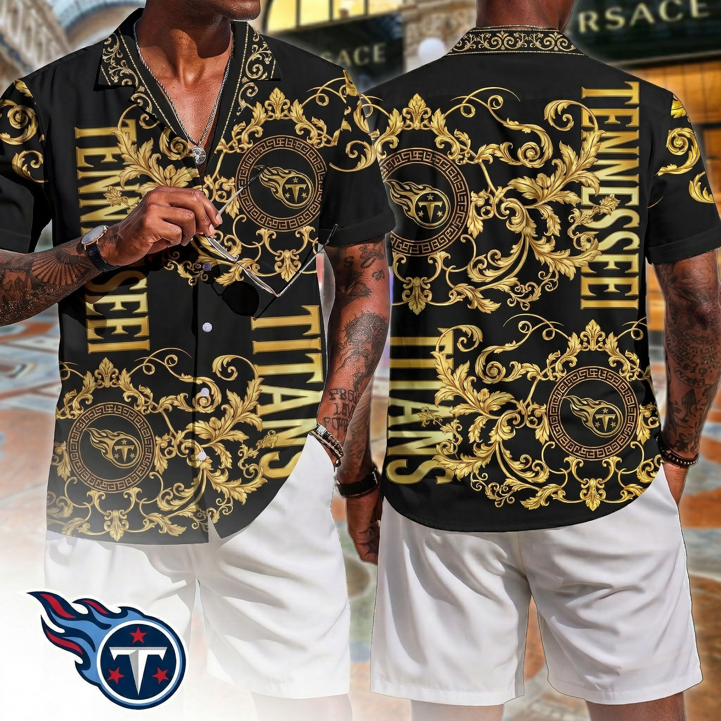 Premium NFL TEN Luxury Hawaiin Shirt V1 NMD 090426 TTV