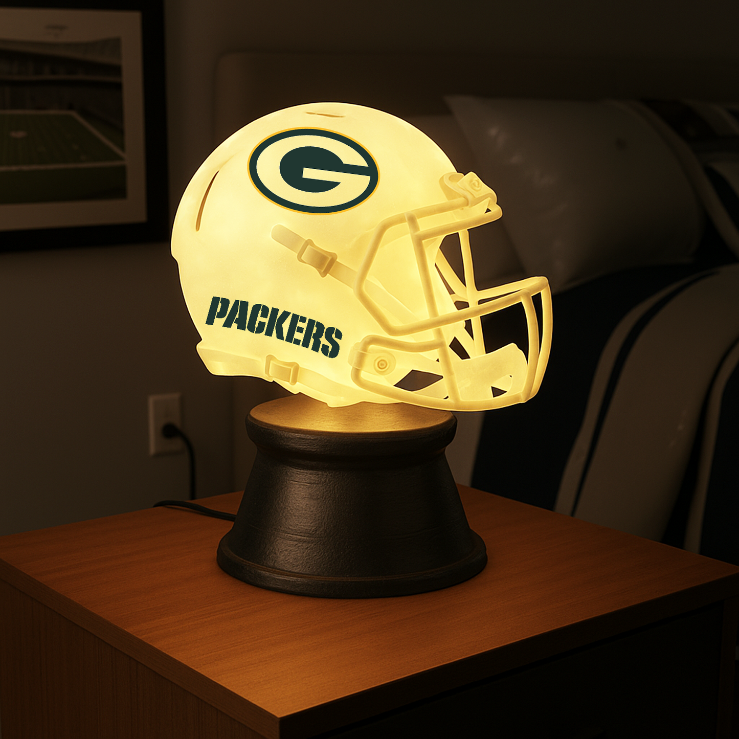 Premium NFL x GB LED Helmet Night Light DATND NMD TANTD