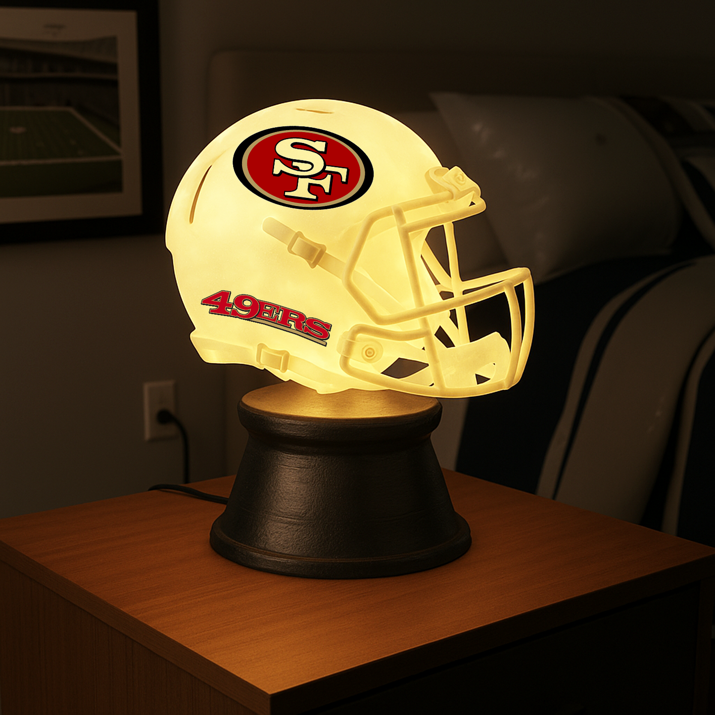 Premium NFL x SF LED Helmet Night Light DATND NMD TANTD