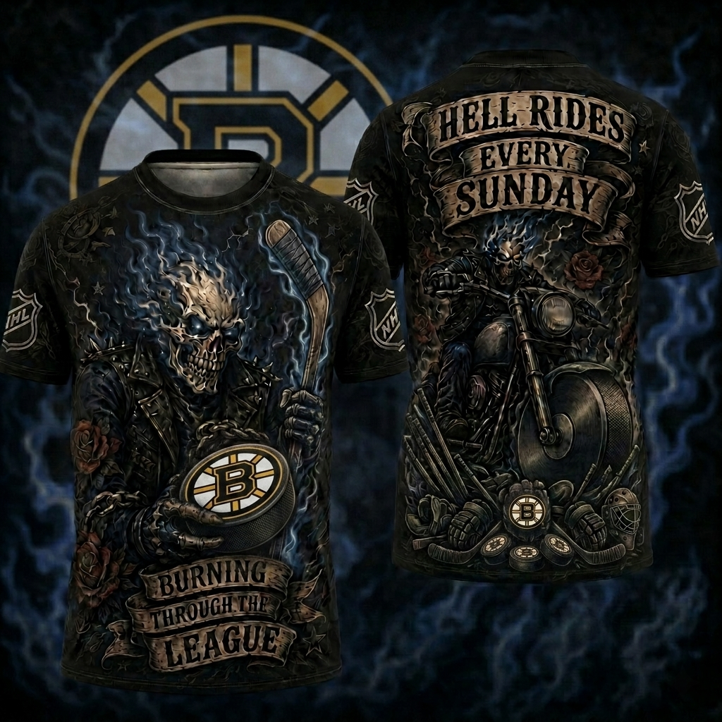 Premium NHL BB Ghost Rider Tattoo T-shirt V3 NMD CTKT