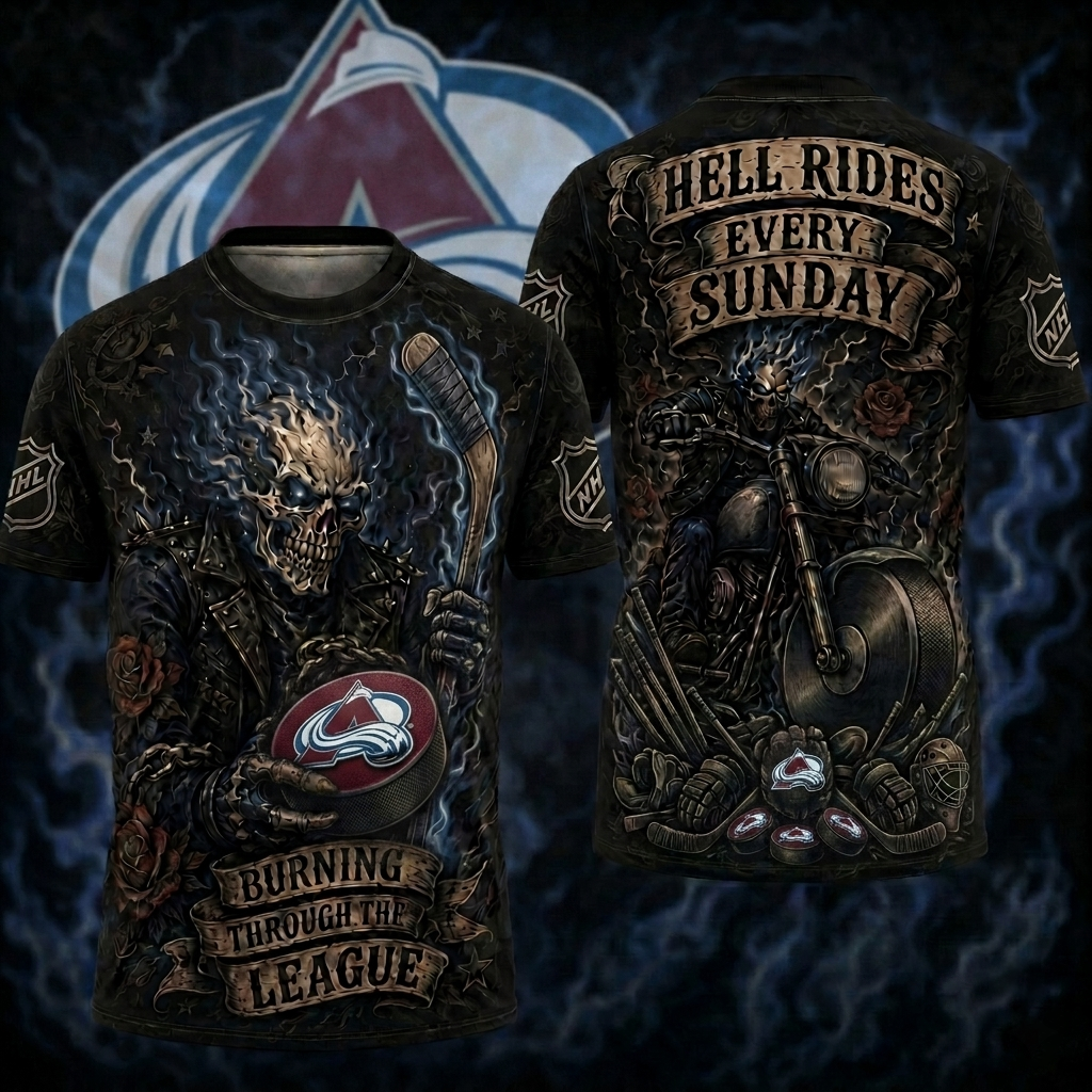 Premium NHL CA Ghost Rider Tattoo T-shirt V3 NMD CTKT