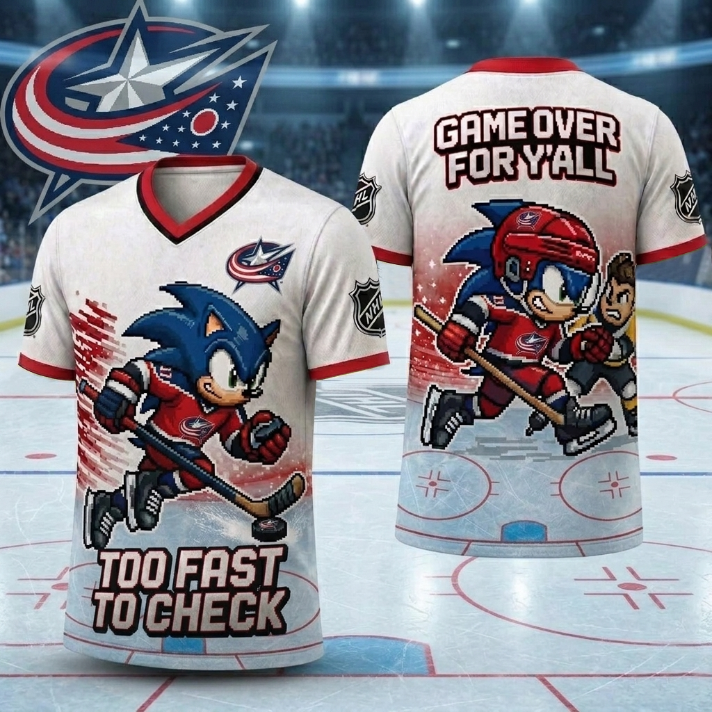 Premium NHL CBJ Sonic T-Shirt V2 NMD CTKT
