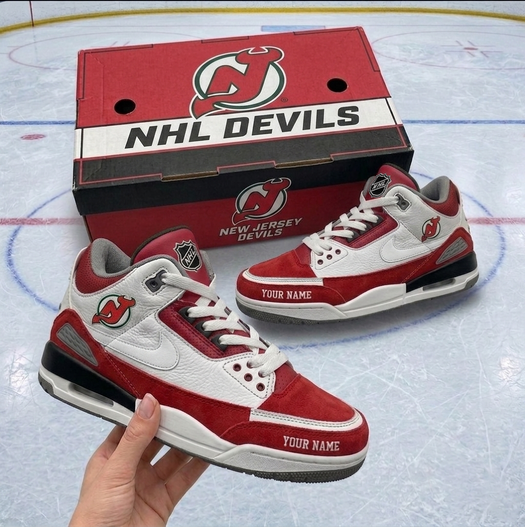 Premium NHL NJD Pride AJ3 Sneaker V1 NMD CTKT