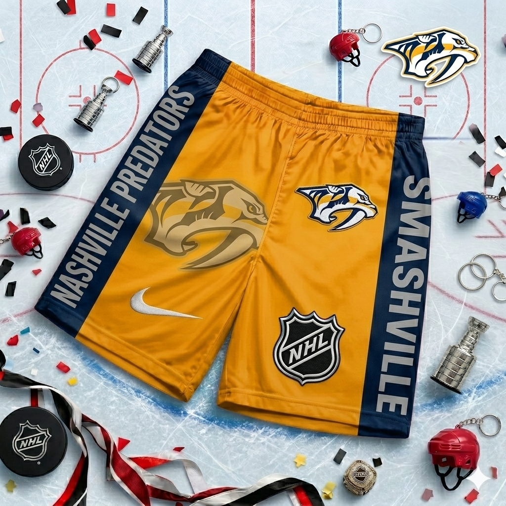 Premium NHL NP Game Day Personalized Short Pants V1 NMD 220426 TTV