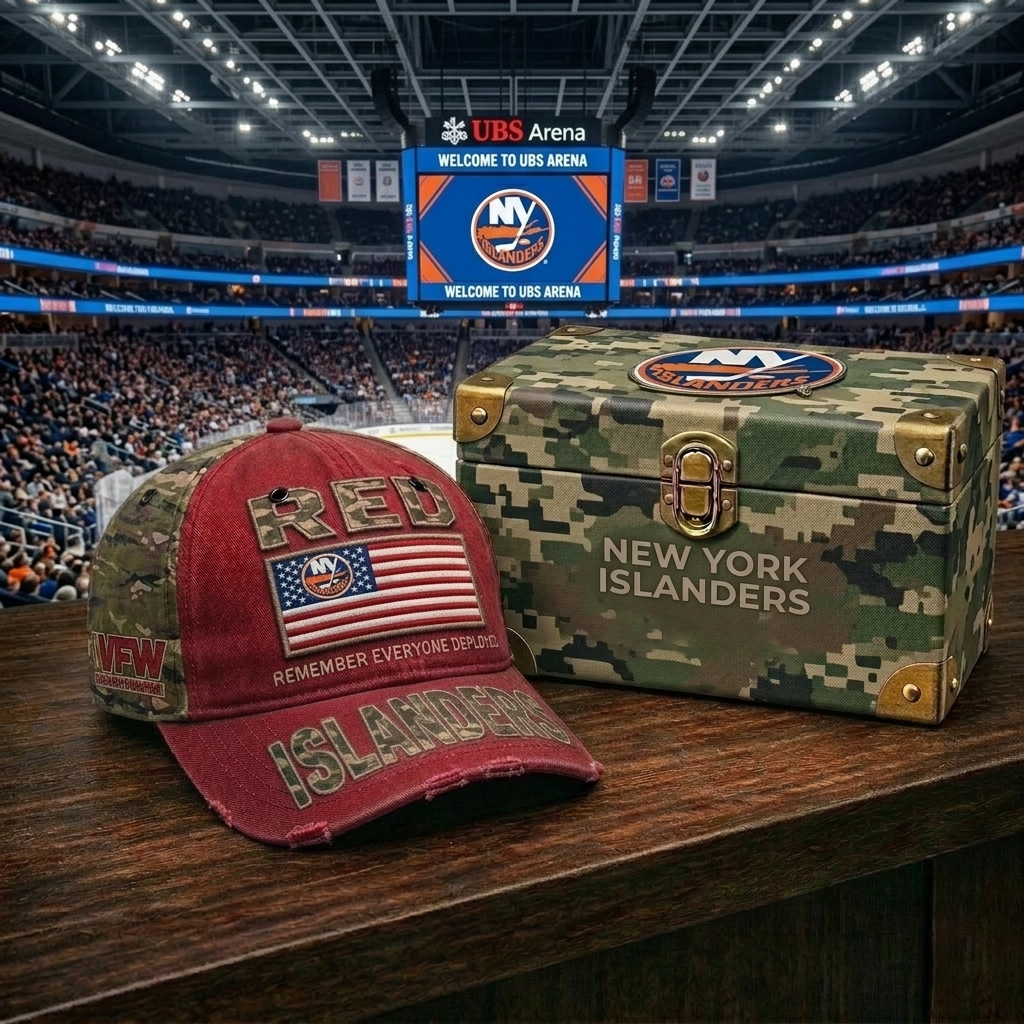 Premium NHL NYI Remember Everyone Deployed Cap V23 NMD CTKT