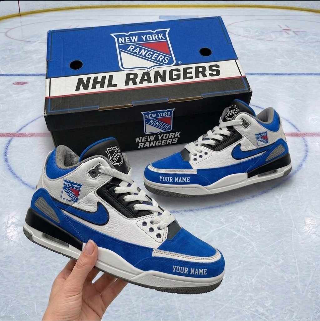 Premium NHL NYR Pride AJ3 Sneaker V1 NMD CTKT