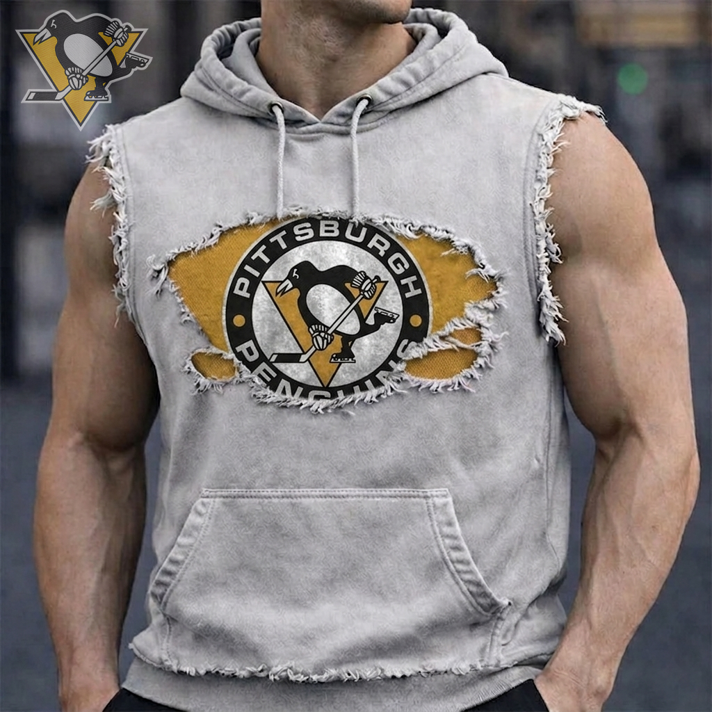 Premium NHL PP Distressed Hooded Tank V1 NMD CTKT